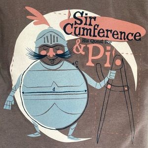 ThinkGeek Sir Cumference men’s tee Large